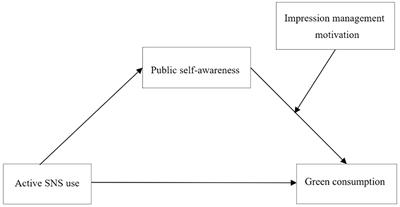 How active social network site use affects green consumption: A moderated mediation model